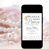 Invitation Fête des mariées Perles et poursuites