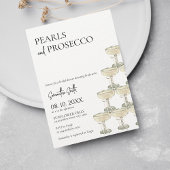 Invitation Fête des mariées Perles et poursuites