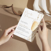 Invitation Fête des mariées perles et poursuites, Brunch & Bu