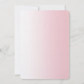 Invitation Fête des mariées Perles roses (Dos)