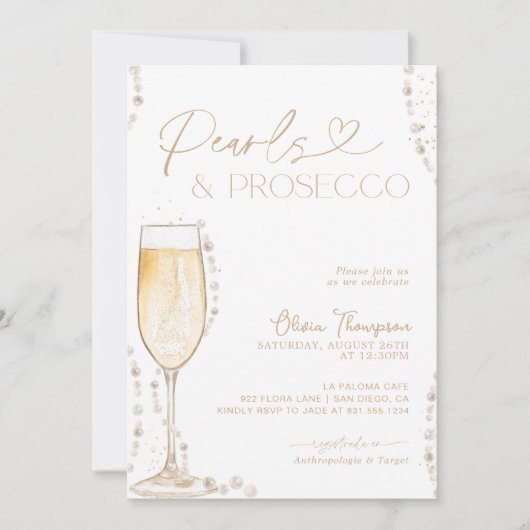 Invitation Fête des mariées personnalisé | Pour Le (Devant)