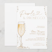 Invitation Fête des mariées personnalisé | Pour Le (Devant / Derrière)