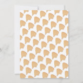 Invitation Fête des mariées Petit déjeuner gaufres Brunch Caf (Dos)