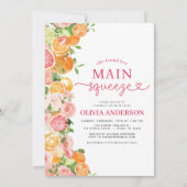 Invitation Fête des mariées photo Citrus Main Squeeze (Devant)