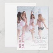 Invitation Fête des mariées photo moderne simple et tendance (Devant / Derrière)