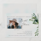 Invitation Fête des mariées photo simple Foliage III Invitati (Devant / Derrière)