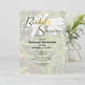 Invitation Fête des mariées photo White Shasta Daisy (Debout devant)