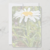 Invitation Fête des mariées photo White Shasta Daisy (Dos)