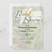 Invitation Fête des mariées photo White Shasta Daisy (Devant)