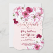 Invitation Fête des mariées PixDezines/Fleurs de cerisiers fo (Devant)