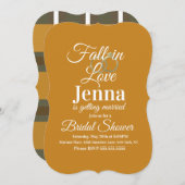 Invitation Fête des mariées Plaid pour les rayures d'automne  (Devant / Derrière)