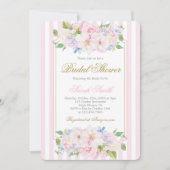 Invitation Fête des mariées préppie (Devant)