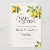 Invitation Fête des mariées principal Squeeze (Devant / Derrière)