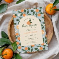 Fête des mariées principale d'agrumes oranges