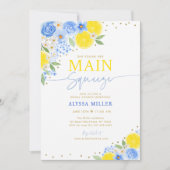 Invitation Fête des mariées principale de la taille de citron (Devant)