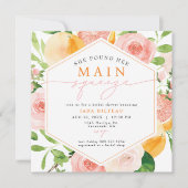Invitation Fête des mariées principale de Squeeze aux agrumes (Devant)