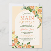 Invitation Fête des mariées principale des agrumes (Devant)