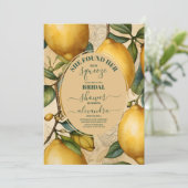 Invitation Fête des mariées principale du jardin de citron mo (Debout devant)