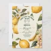 Invitation Fête des mariées principale méditerranéenne au cit (Devant)