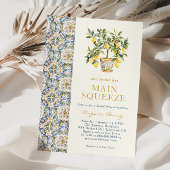 Invitation Fête des mariées principale Squeeze