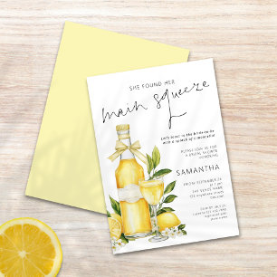Invitation Fête des mariées principale Squeeze Limoncello