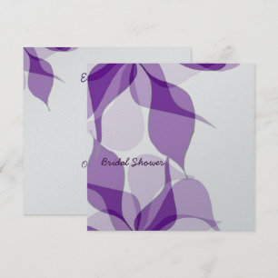 Invitation Fête des mariées Purple Passion