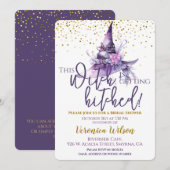 Invitation Fête des mariées Que Cette Sorcière Se Gâche (Devant / Derrière)