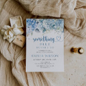 Invitation Fête des mariées "Quelque chose de bleu avant de f