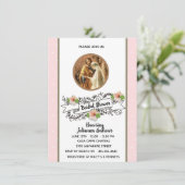 Invitation Fête des mariées religieuse catholique Mary Joseph (Debout devant)