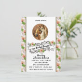 Invitation Fête des mariées religieuse catholique Mary Joseph (Debout devant)