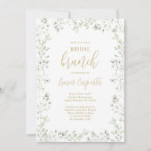 Invitation Fête des mariées respiratoire du bébé (Devant)