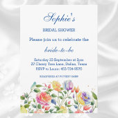 Invitation Fête des mariées Rose de printemps rose Lilac