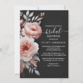 Invitation Fête des mariées Rose Dusty de Soie rose Boho Peon (Devant)