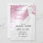 Invitation Fête des mariées - Rose Elegant (Devant)