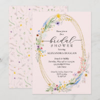 Fête des mariées rose Fleur sauvage d'aquarelle