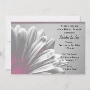 Invitation Fête des mariées Rose Floral Highlights