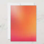 Invitation Fête des mariées rose pâle (Dos)