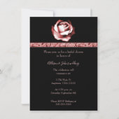 Invitation Fête des mariées Rose Ruby (Devant)