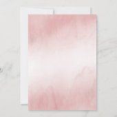 Invitation Fête des mariées rose vif moderne Luxe Gold Flecks (Dos)