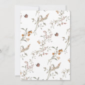 Invitation Fête des mariées Rustique Boho (Dos)