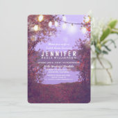 Invitation Fête des mariées Rustique du bord de mer (Debout devant)