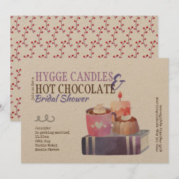 Invitation Fête des mariées rustique HYGGE ou TOUT ÉVÉNEMENT 