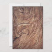 Invitation Fête des mariées rustique, Mason Jar, Bébé Jar (Dos)