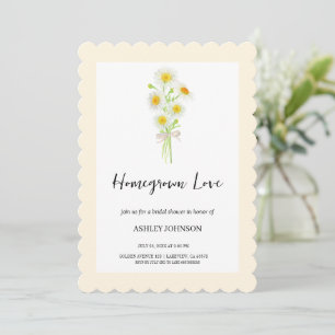 Invitation Fête des mariées simple de la chambre de PRINTEMPS