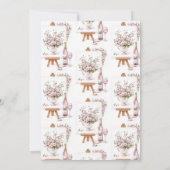 Invitation Fête des mariées Sip Et Peinture (Dos)