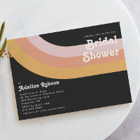 Fête des mariées sombre arc-en-ciel des années 70