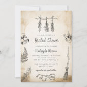 Invitation Fête des mariées sorcière (Devant)