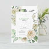 Invitation Fête des mariées Southern Blooms (Debout devant)