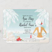 Invitation Fête des mariées spa (Devant / Derrière)