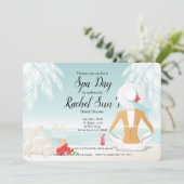 Invitation Fête des mariées spa (Debout devant)